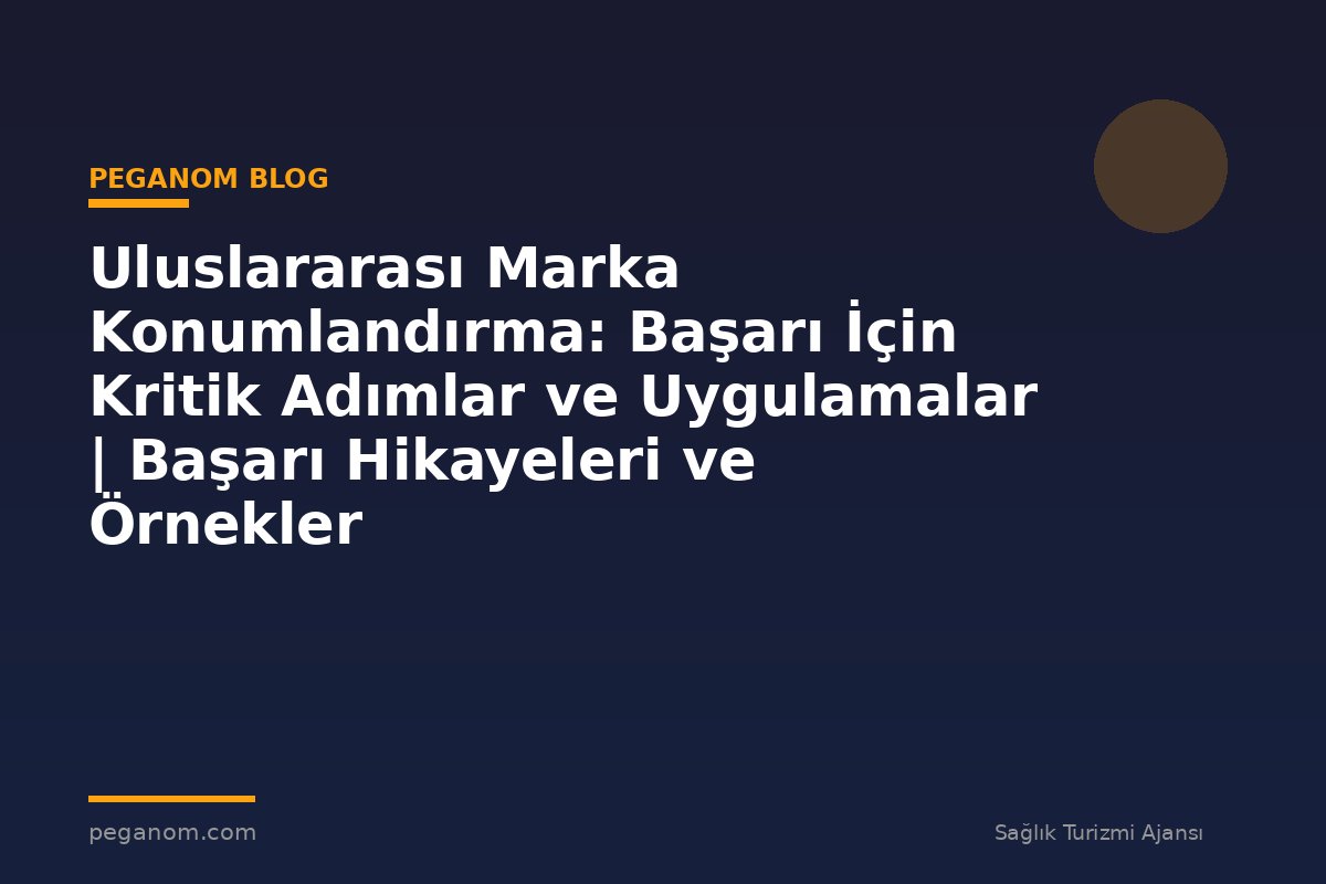 Uluslararası Marka Konumlandırma: Başarı İçin Kritik Adımlar ve Uygulamalar | Başarı Hikayeleri ve Örnekler