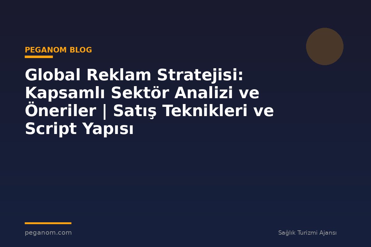 Global Reklam Stratejisi: Kapsamlı Sektör Analizi ve Öneriler | Satış Teknikleri ve Script Yapısı