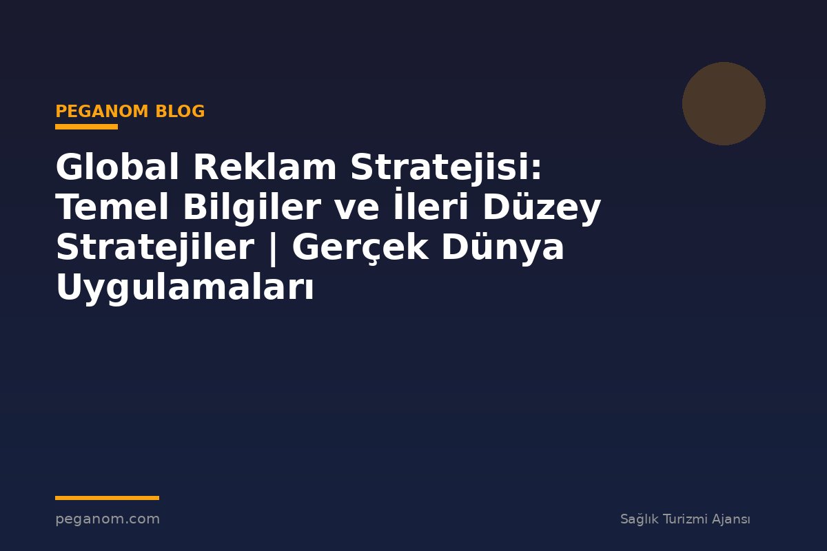 Global Reklam Stratejisi: Temel Bilgiler ve İleri Düzey Stratejiler | Gerçek Dünya Uygulamaları