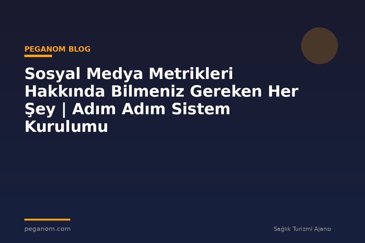 Sosyal Medya Metrikleri Hakkında Bilmeniz Gereken Her Şey | Adım Adım Sistem Kurulumu