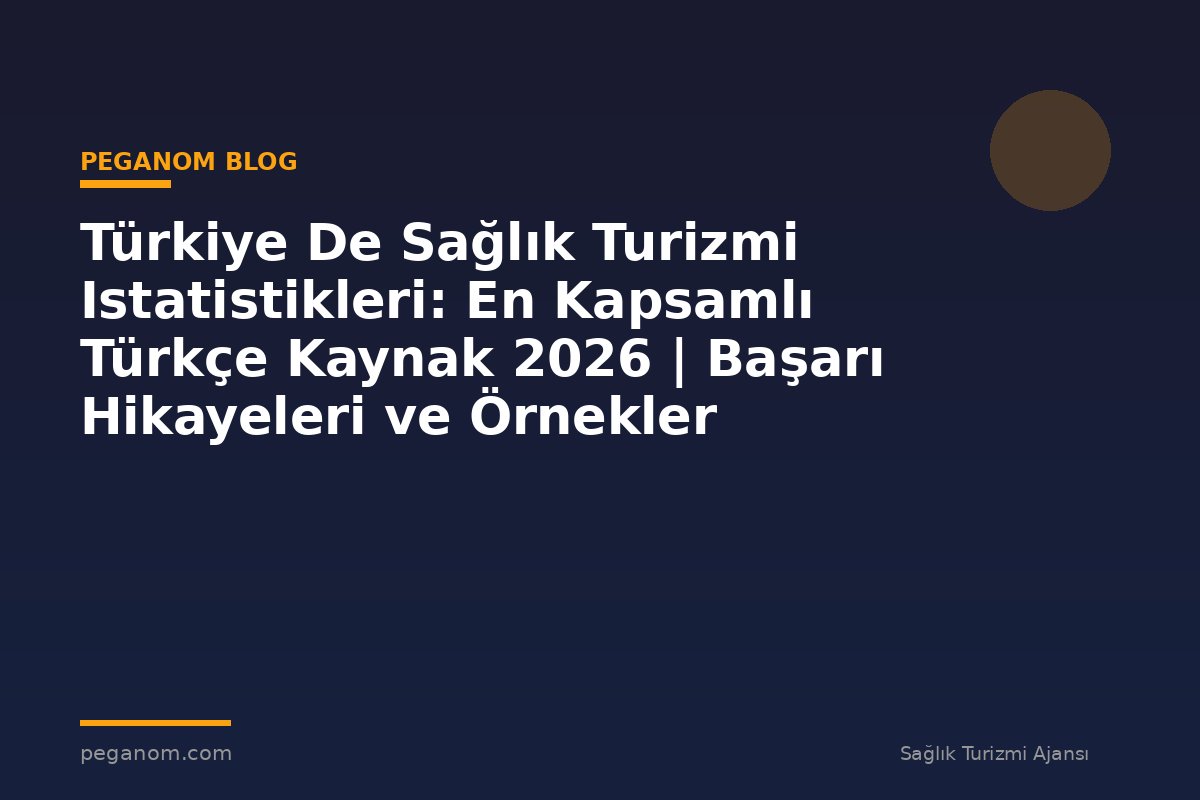 Türkiye De Sağlık Turizmi Istatistikleri: En Kapsamlı Türkçe Kaynak 2026 | Başarı Hikayeleri ve Örnekler