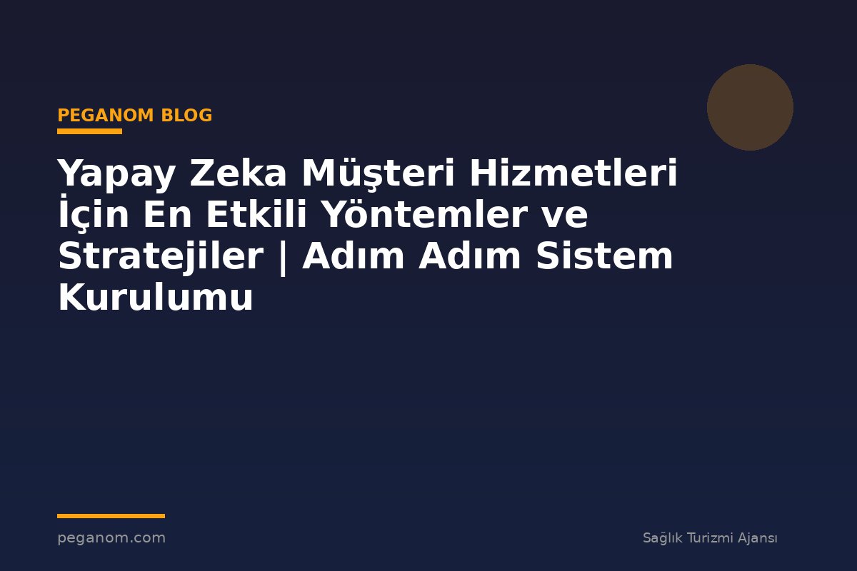 Yapay Zeka Müşteri Hizmetleri İçin En Etkili Yöntemler ve Stratejiler | Adım Adım Sistem Kurulumu
