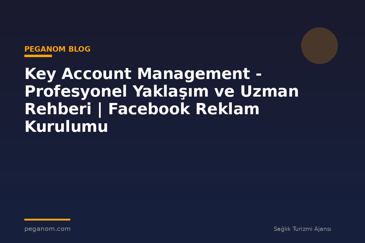 Key Account Management - Profesyonel Yaklaşım ve Uzman Rehberi | Facebook Reklam Kurulumu
