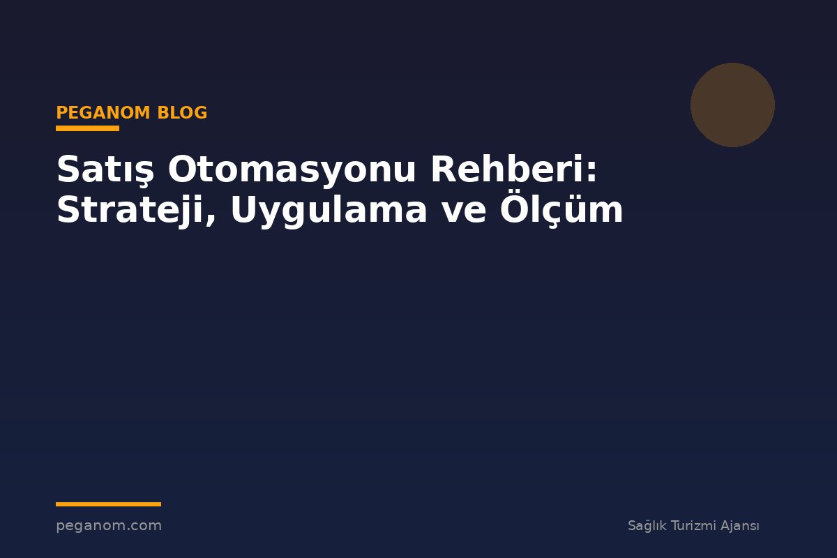 Satış Otomasyonu Rehberi: Strateji, Uygulama ve Ölçüm