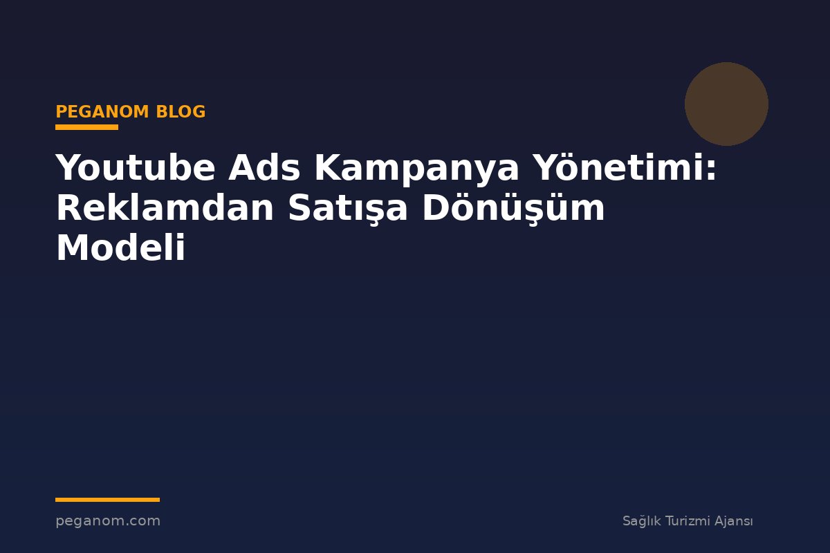 Youtube Ads Kampanya Yönetimi: Reklamdan Satışa Dönüşüm Modeli