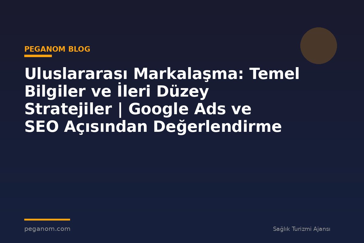 Uluslararası Markalaşma: Temel Bilgiler ve İleri Düzey Stratejiler | Google Ads ve SEO Açısından Değerlendirme