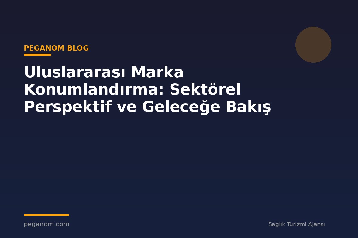 Uluslararası Marka Konumlandırma: Sektörel Perspektif ve Geleceğe Bakış