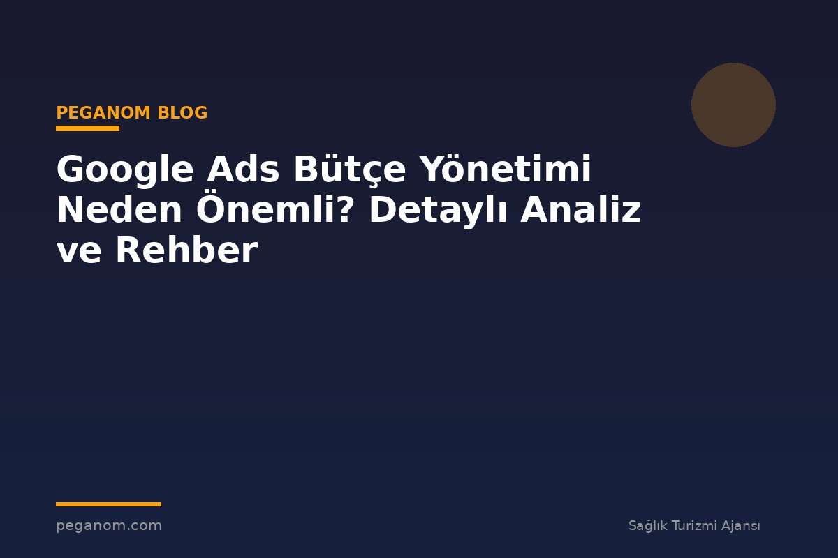 Google Ads Bütçe Yönetimi Neden Önemli? Detaylı Analiz ve Rehber