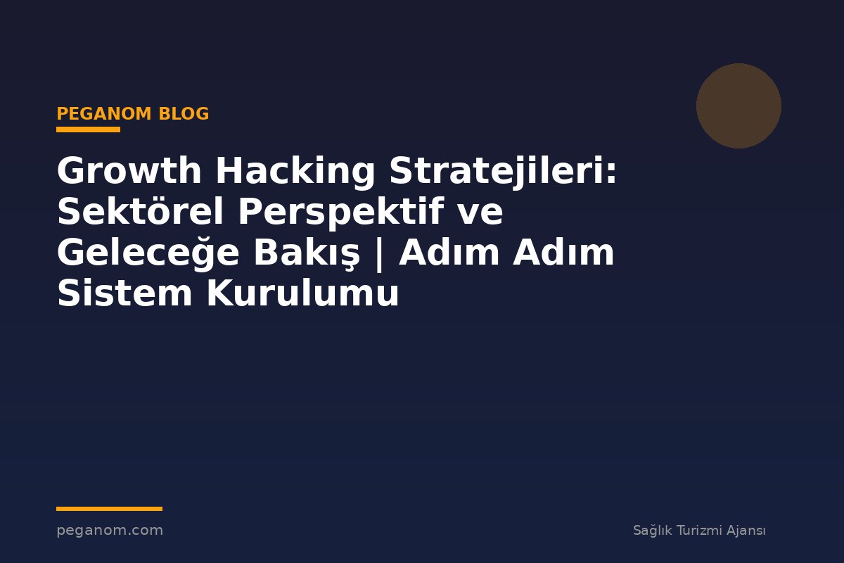Growth Hacking Stratejileri: Sektörel Perspektif ve Geleceğe Bakış | Adım Adım Sistem Kurulumu