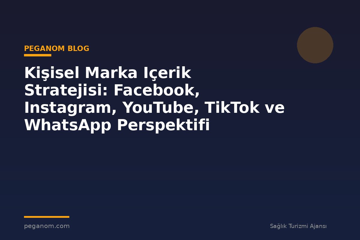 Kişisel Marka Içerik Stratejisi: Facebook, Instagram, YouTube, TikTok ve WhatsApp Perspektifi