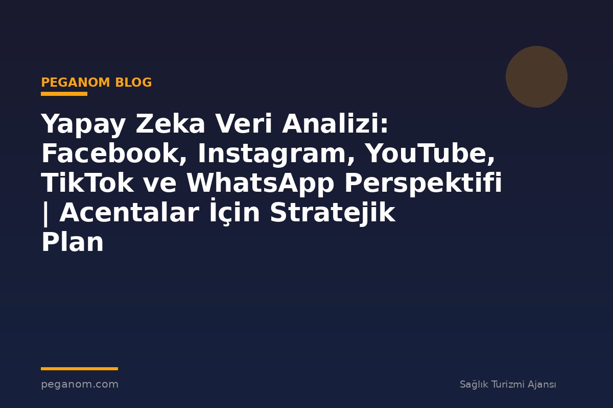 Yapay Zeka Veri Analizi: Facebook, Instagram, YouTube, TikTok ve WhatsApp Perspektifi | Acentalar İçin Stratejik Plan