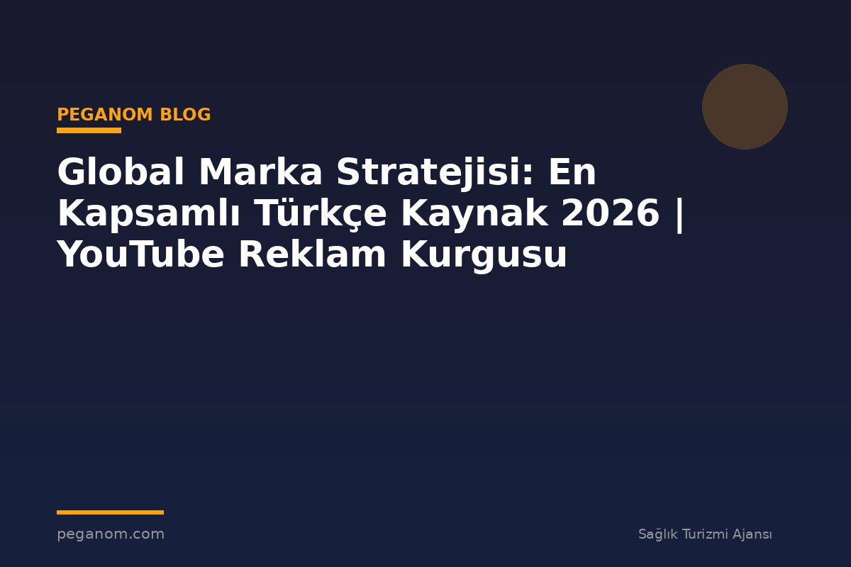 Global Marka Stratejisi: En Kapsamlı Türkçe Kaynak 2026 | YouTube Reklam Kurgusu