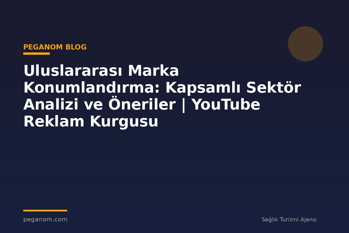 Uluslararası Marka Konumlandırma: Kapsamlı Sektör Analizi ve Öneriler | YouTube Reklam Kurgusu