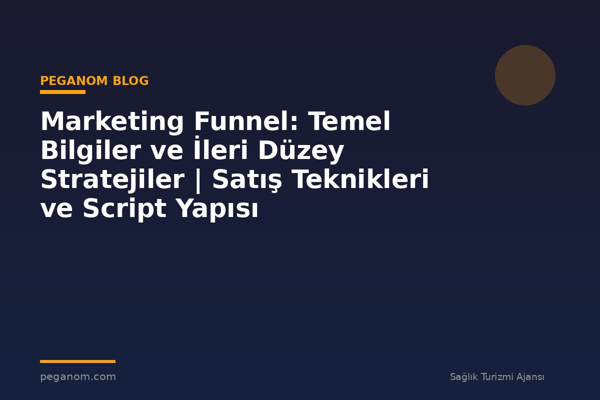 Marketing Funnel: Temel Bilgiler ve İleri Düzey Stratejiler | Satış Teknikleri ve Script Yapısı
