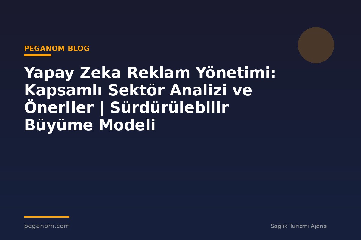 Yapay Zeka Reklam Yönetimi: Kapsamlı Sektör Analizi ve Öneriler | Sürdürülebilir Büyüme Modeli