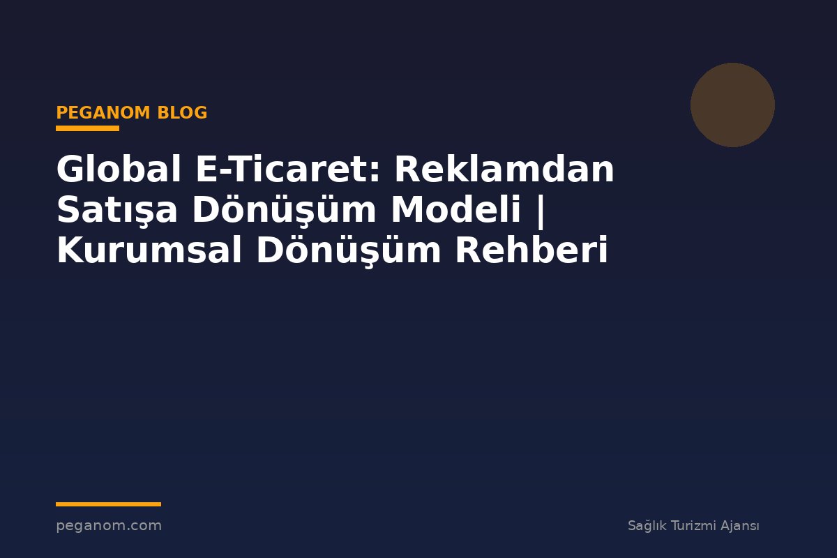 Global E-Ticaret: Reklamdan Satışa Dönüşüm Modeli | Kurumsal Dönüşüm Rehberi