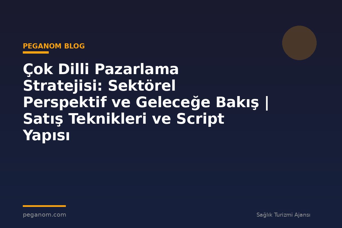 Çok Dilli Pazarlama Stratejisi: Sektörel Perspektif ve Geleceğe Bakış | Satış Teknikleri ve Script Yapısı