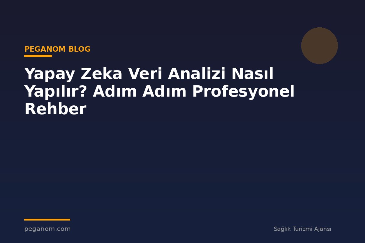 Yapay Zeka Veri Analizi Nasıl Yapılır? Adım Adım Profesyonel Rehber