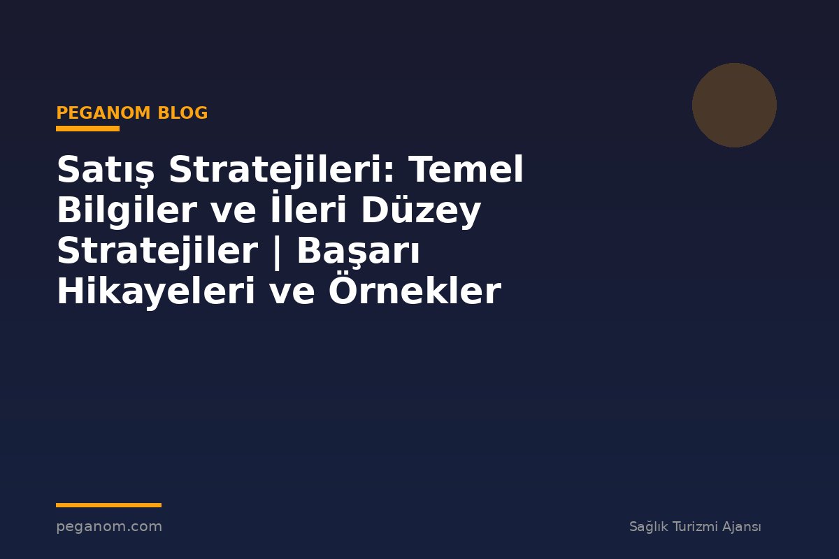 Satış Stratejileri: Temel Bilgiler ve İleri Düzey Stratejiler | Başarı Hikayeleri ve Örnekler