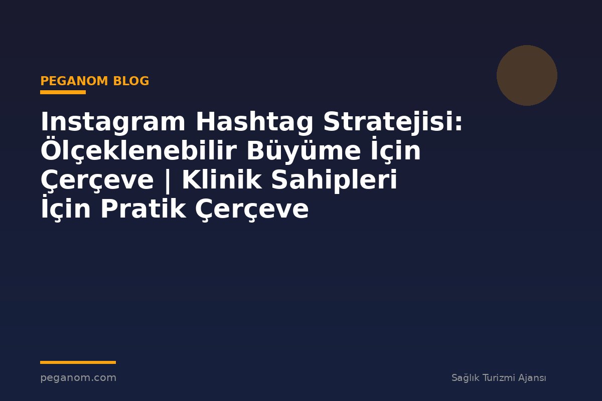 Instagram Hashtag Stratejisi: Ölçeklenebilir Büyüme İçin Çerçeve | Klinik Sahipleri İçin Pratik Çerçeve