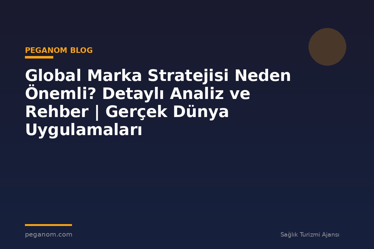 Global Marka Stratejisi Neden Önemli? Detaylı Analiz ve Rehber | Gerçek Dünya Uygulamaları