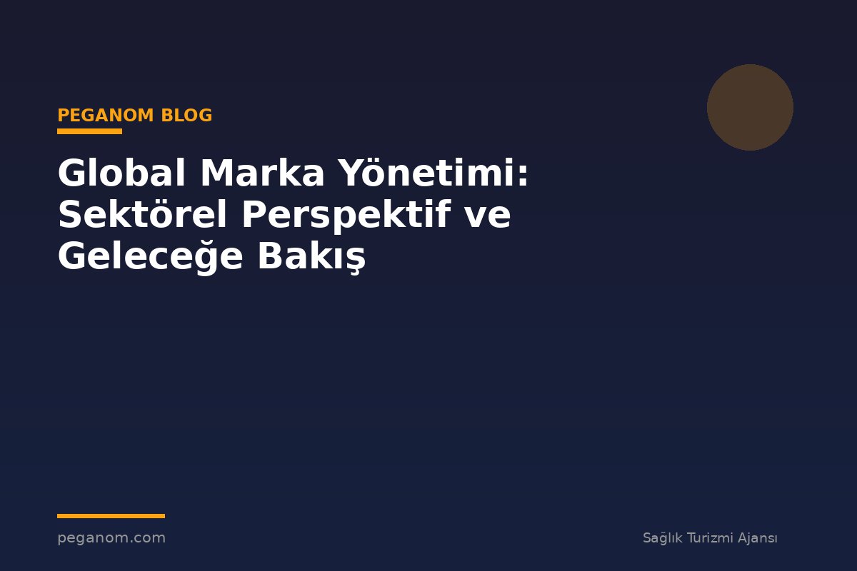 Global Marka Yönetimi: Sektörel Perspektif ve Geleceğe Bakış