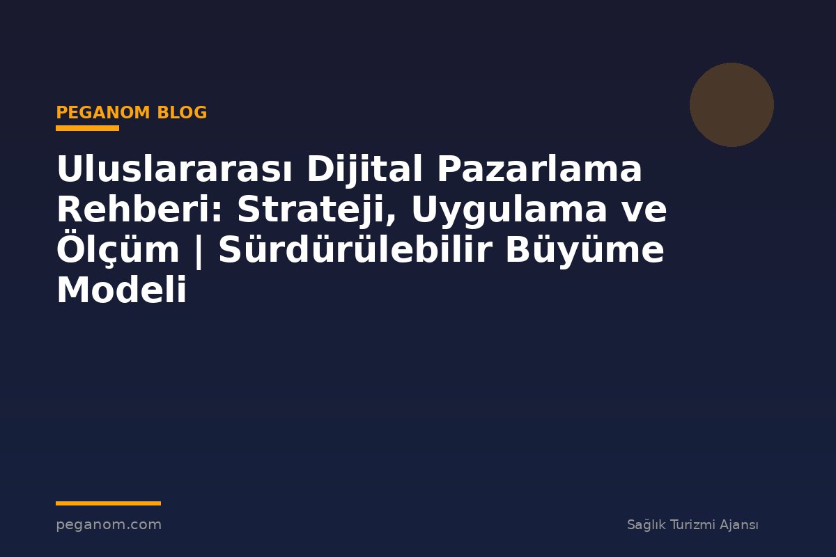 Uluslararası Dijital Pazarlama Rehberi: Strateji, Uygulama ve Ölçüm | Sürdürülebilir Büyüme Modeli