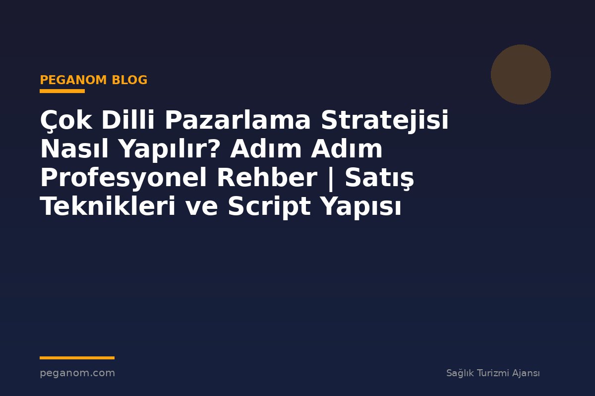 Çok Dilli Pazarlama Stratejisi Nasıl Yapılır? Adım Adım Profesyonel Rehber | Satış Teknikleri ve Script Yapısı