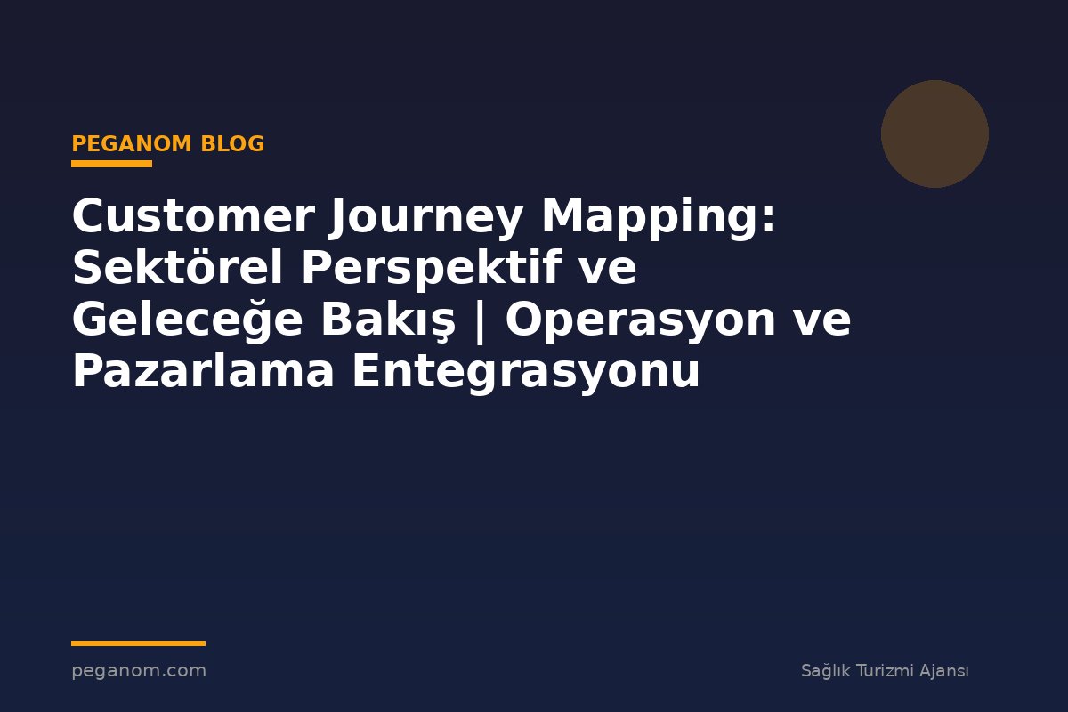 Customer Journey Mapping: Sektörel Perspektif ve Geleceğe Bakış | Operasyon ve Pazarlama Entegrasyonu