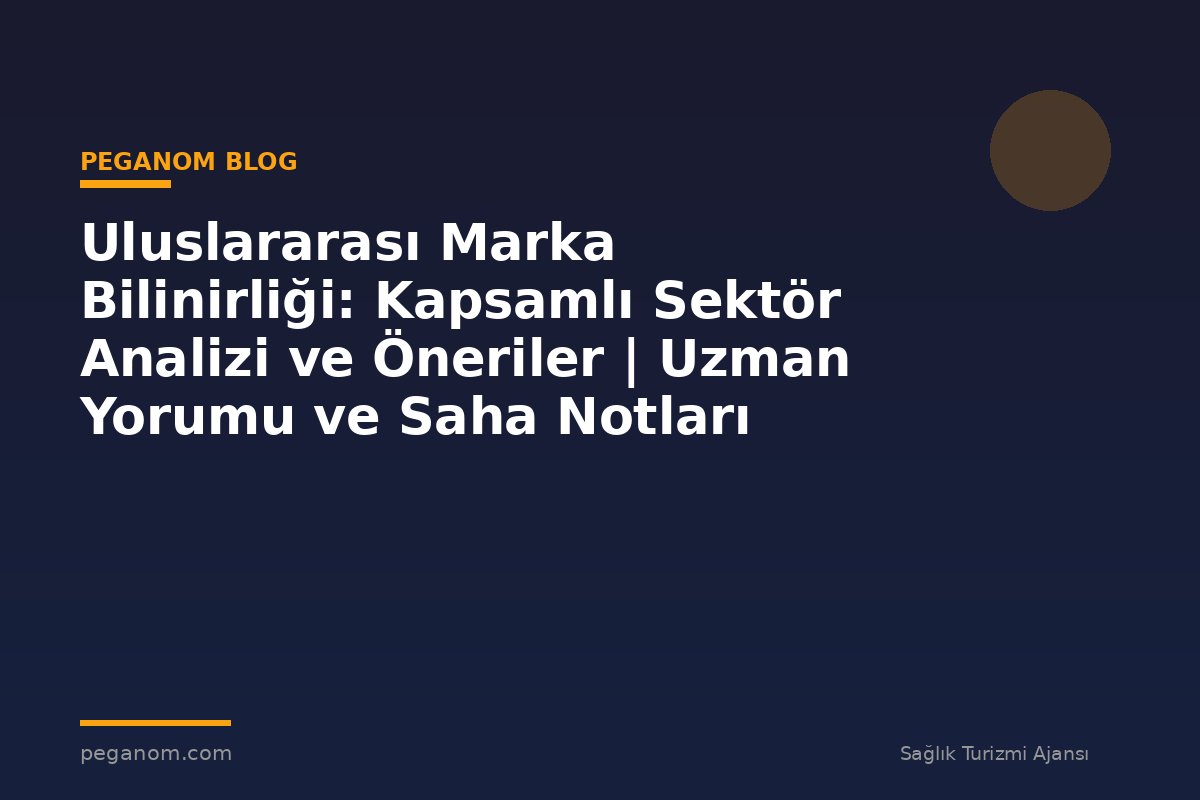 Uluslararası Marka Bilinirliği: Kapsamlı Sektör Analizi ve Öneriler | Uzman Yorumu ve Saha Notları