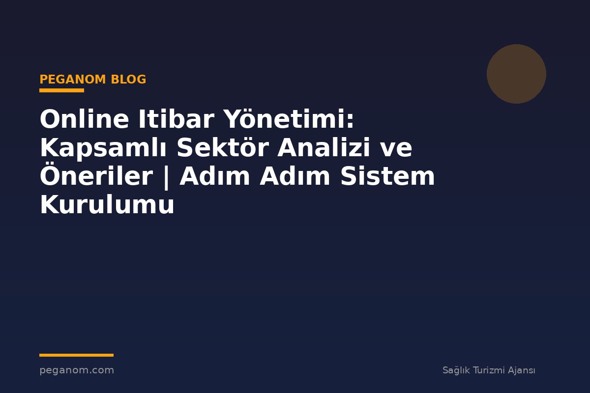 Online Itibar Yönetimi: Kapsamlı Sektör Analizi ve Öneriler | Adım Adım Sistem Kurulumu