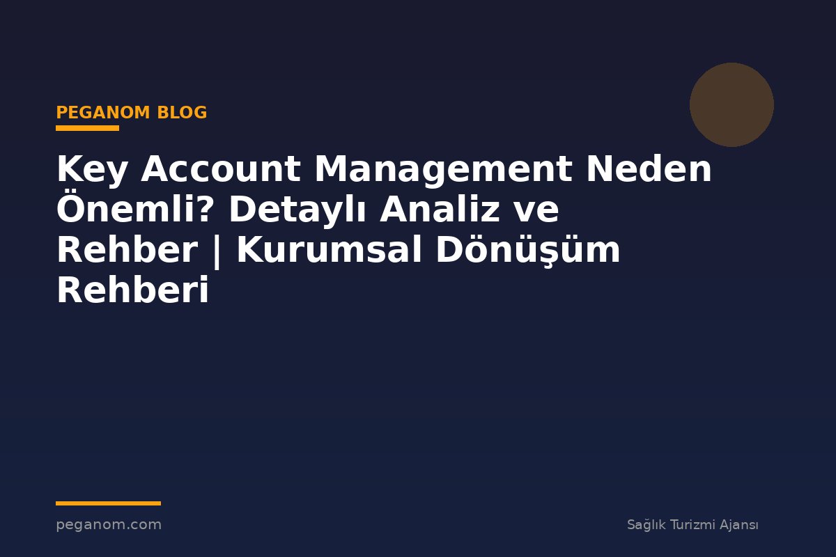 Key Account Management Neden Önemli? Detaylı Analiz ve Rehber | Kurumsal Dönüşüm Rehberi