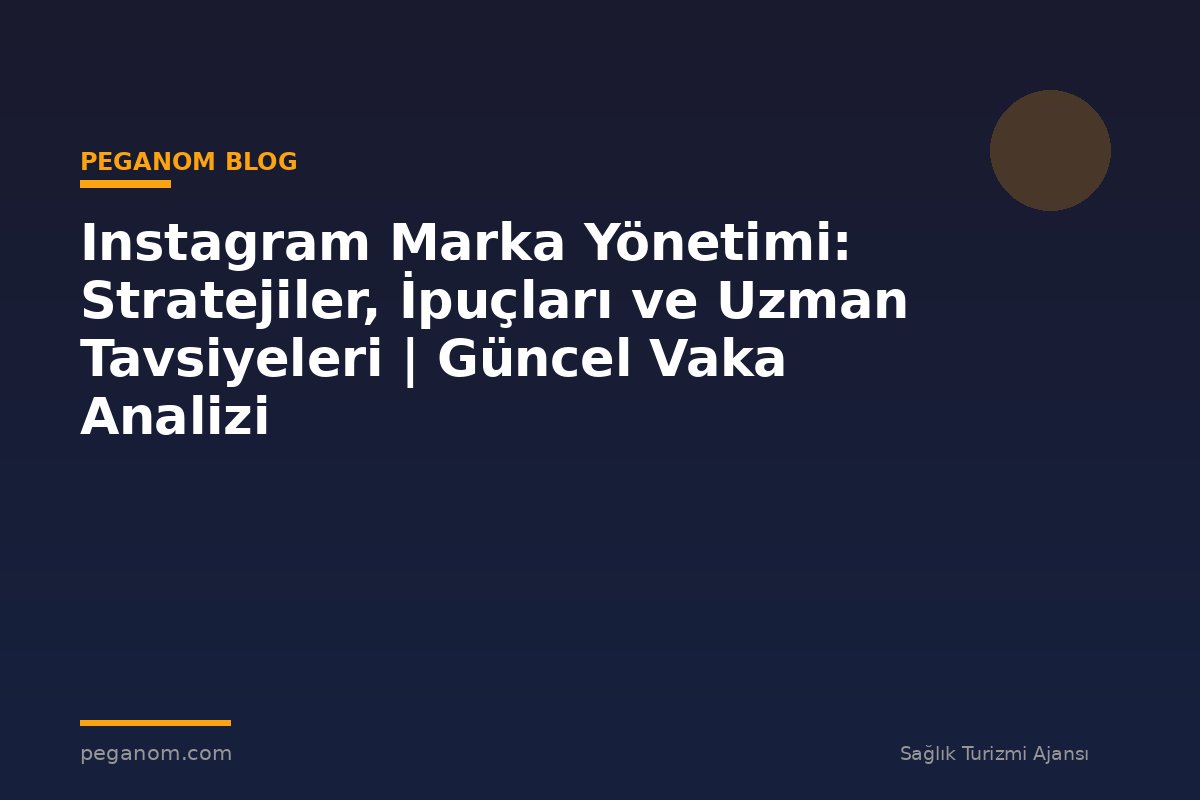 Instagram Marka Yönetimi: Stratejiler, İpuçları ve Uzman Tavsiyeleri | Güncel Vaka Analizi