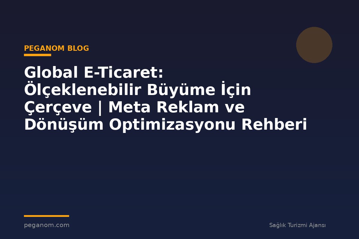 Global E-Ticaret: Ölçeklenebilir Büyüme İçin Çerçeve | Meta Reklam ve Dönüşüm Optimizasyonu Rehberi