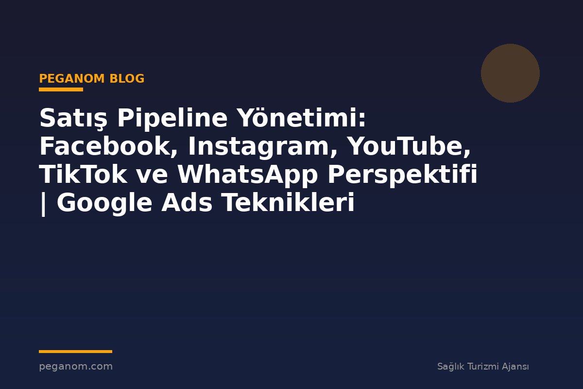 Satış Pipeline Yönetimi: Facebook, Instagram, YouTube, TikTok ve WhatsApp Perspektifi | Google Ads Teknikleri