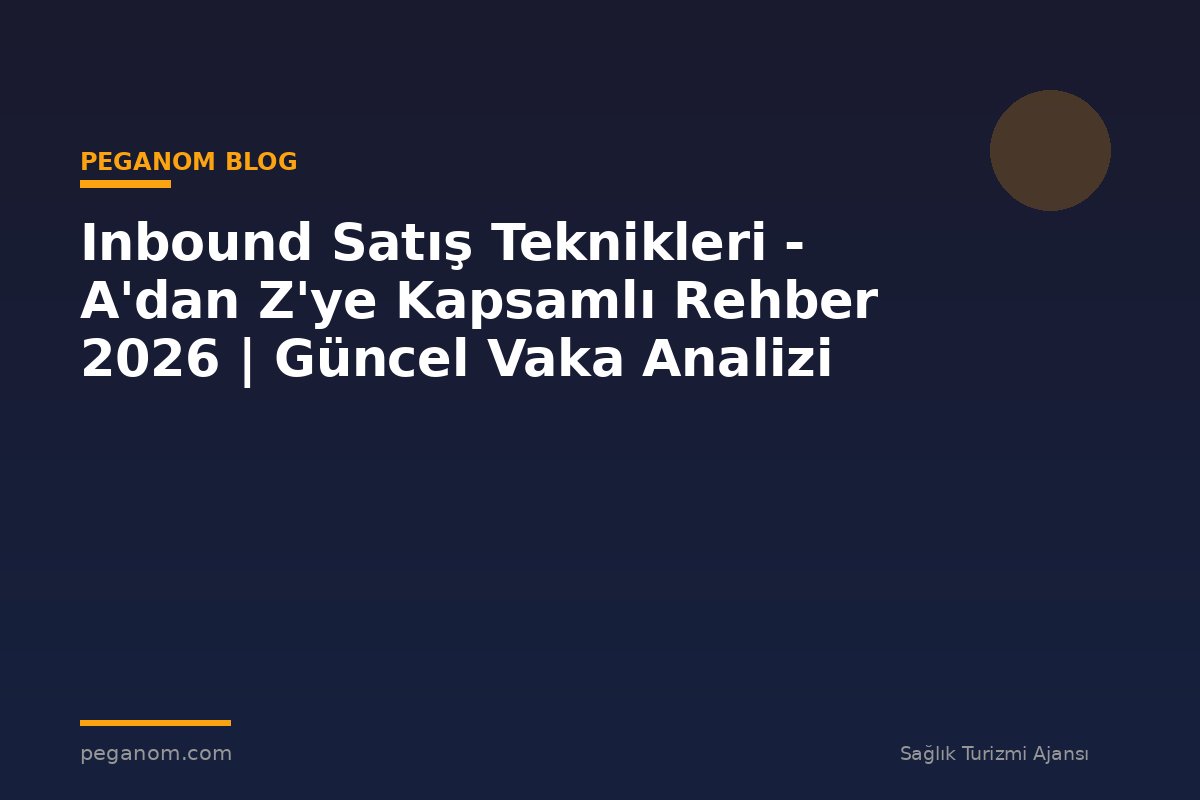 Inbound Satış Teknikleri - A'dan Z'ye Kapsamlı Rehber 2026 | Güncel Vaka Analizi
