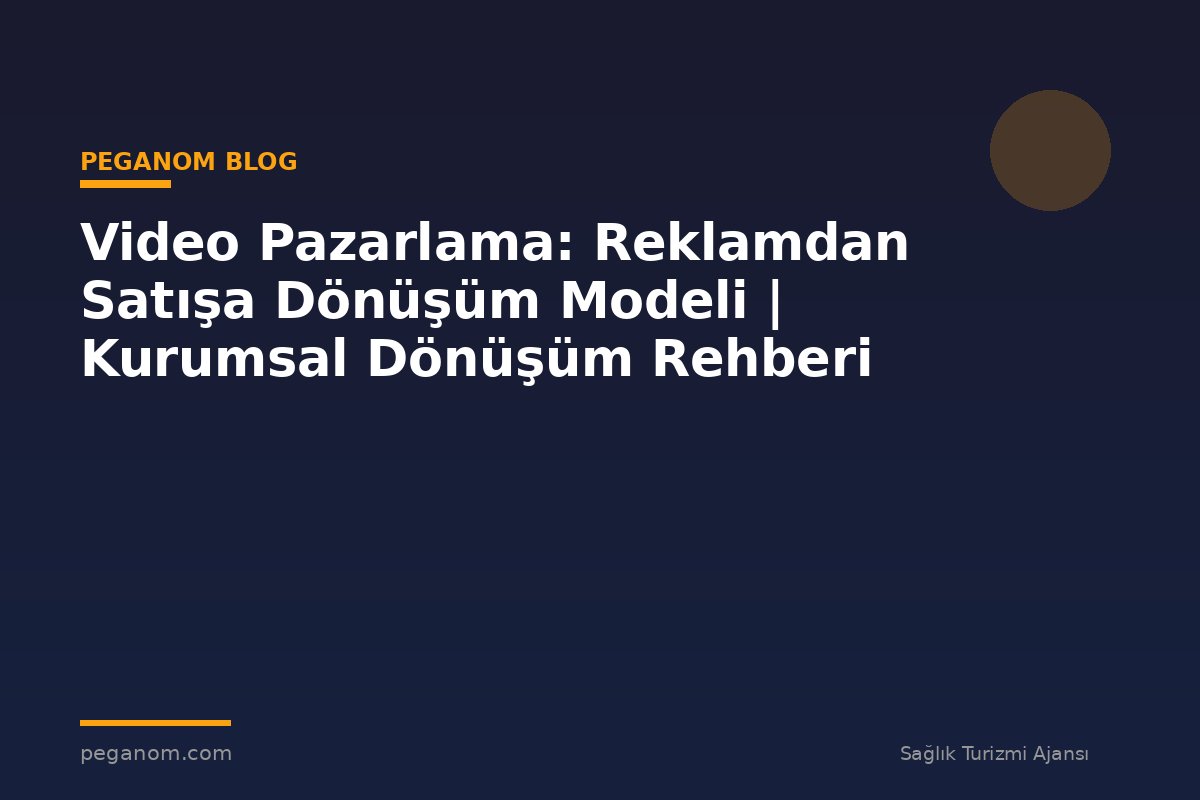 Video Pazarlama: Reklamdan Satışa Dönüşüm Modeli | Kurumsal Dönüşüm Rehberi