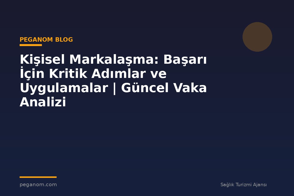 Kişisel Markalaşma: Başarı İçin Kritik Adımlar ve Uygulamalar | Güncel Vaka Analizi