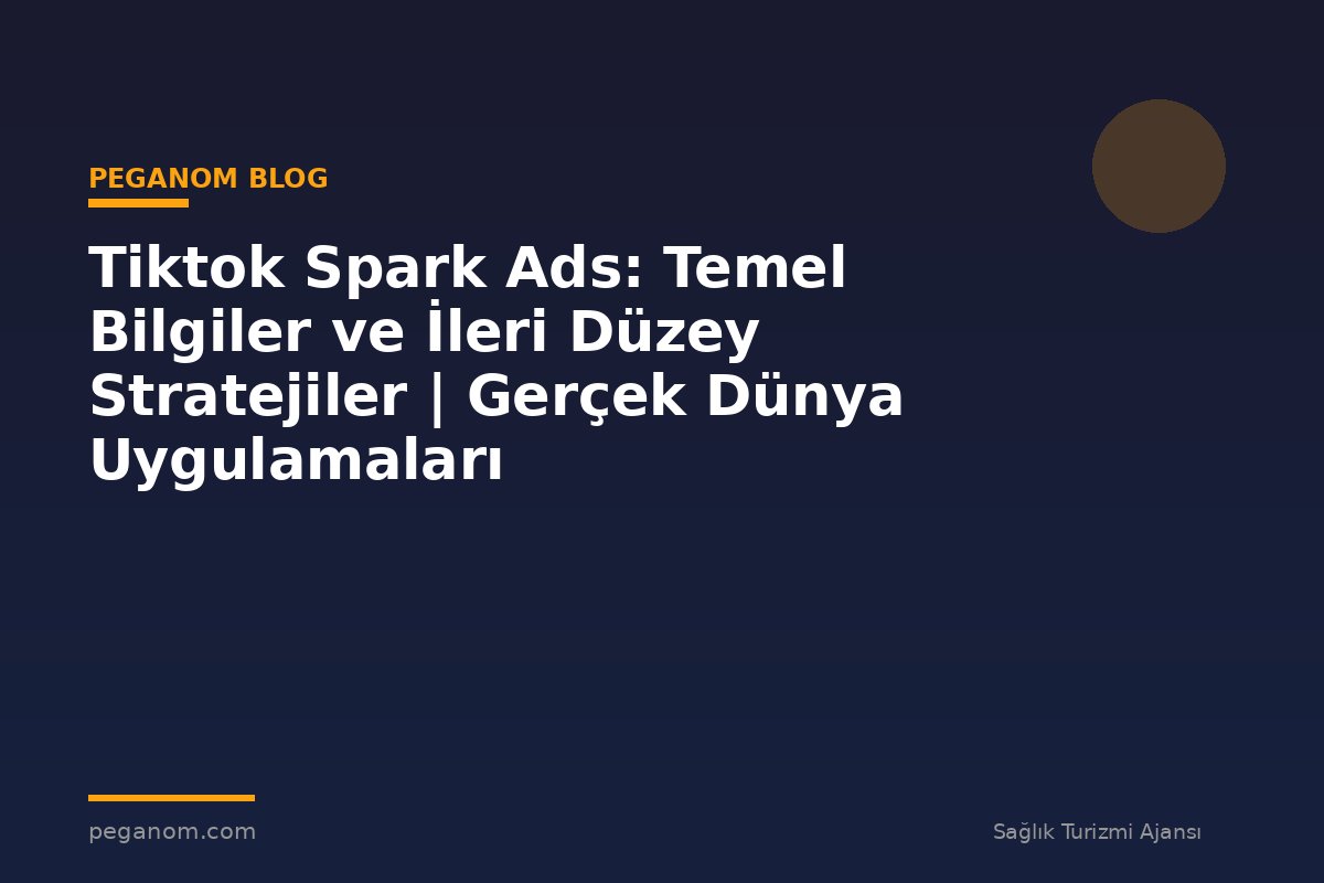 Tiktok Spark Ads: Temel Bilgiler ve İleri Düzey Stratejiler | Gerçek Dünya Uygulamaları