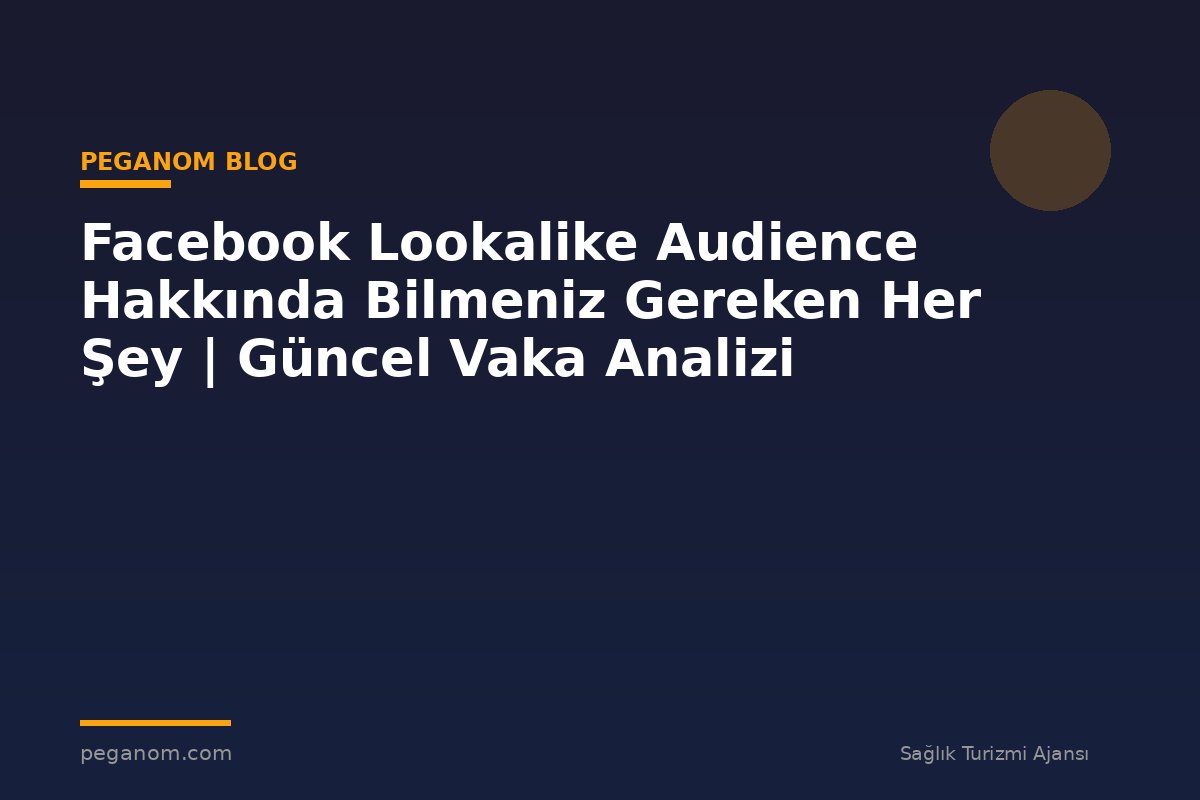 Facebook Lookalike Audience Hakkında Bilmeniz Gereken Her Şey | Güncel Vaka Analizi