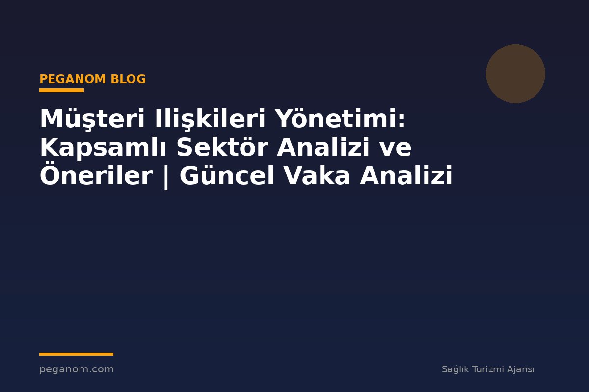 Müşteri Ilişkileri Yönetimi: Kapsamlı Sektör Analizi ve Öneriler | Güncel Vaka Analizi