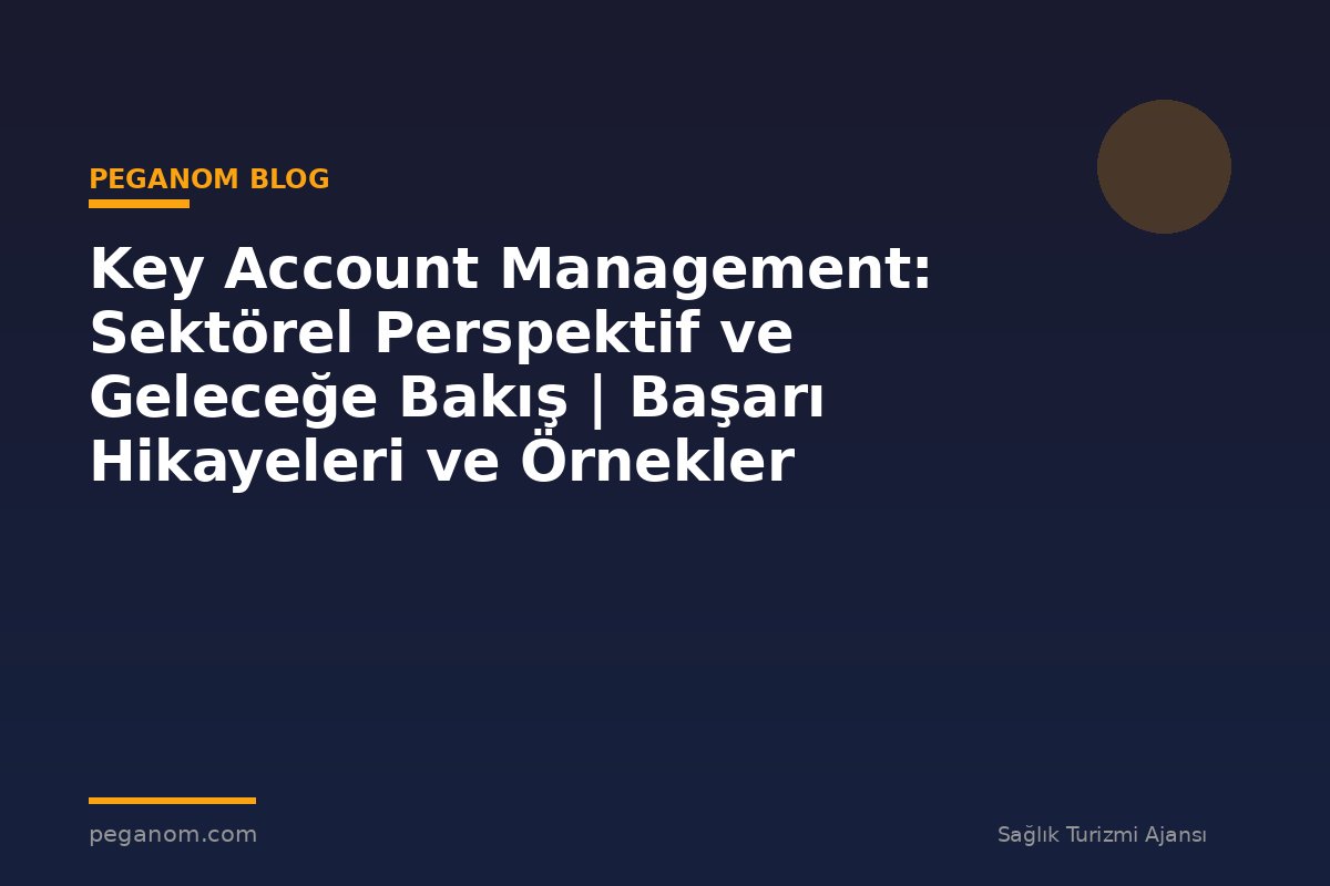 Key Account Management: Sektörel Perspektif ve Geleceğe Bakış | Başarı Hikayeleri ve Örnekler