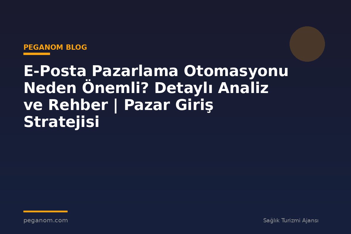 E-Posta Pazarlama Otomasyonu Neden Önemli? Detaylı Analiz ve Rehber | Pazar Giriş Stratejisi
