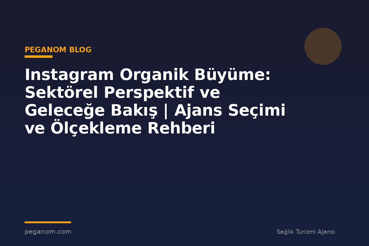 Instagram Organik Büyüme: Sektörel Perspektif ve Geleceğe Bakış | Ajans Seçimi ve Ölçekleme Rehberi