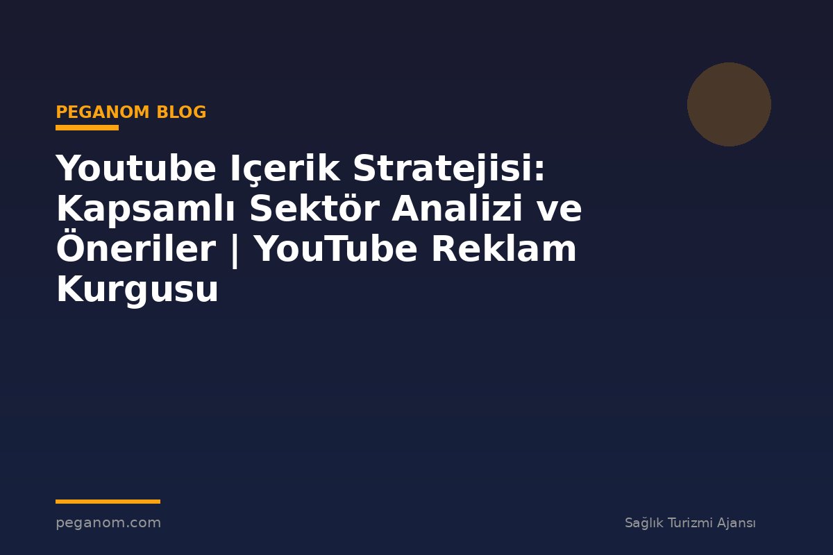 Youtube Içerik Stratejisi: Kapsamlı Sektör Analizi ve Öneriler | YouTube Reklam Kurgusu