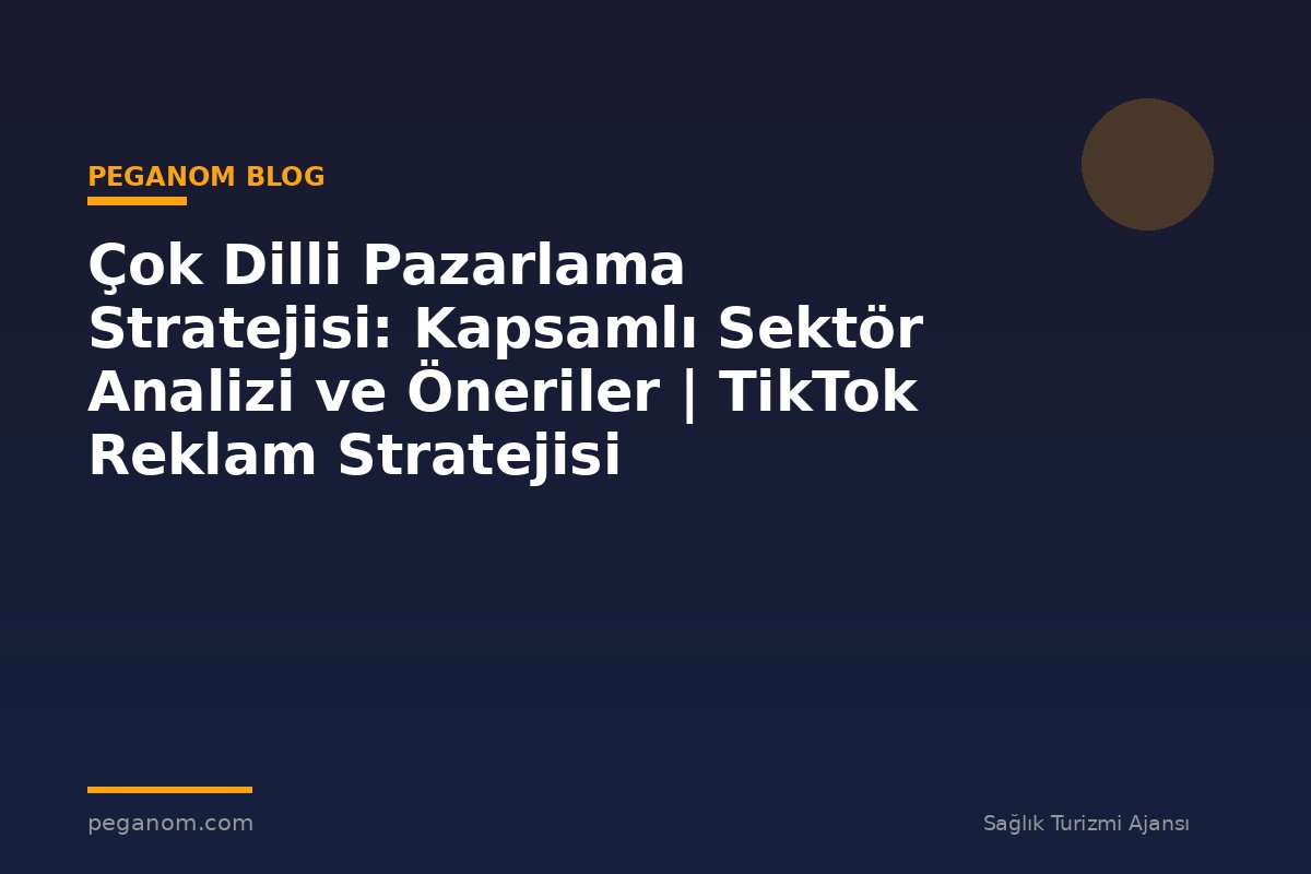 Çok Dilli Pazarlama Stratejisi: Kapsamlı Sektör Analizi ve Öneriler | TikTok Reklam Stratejisi