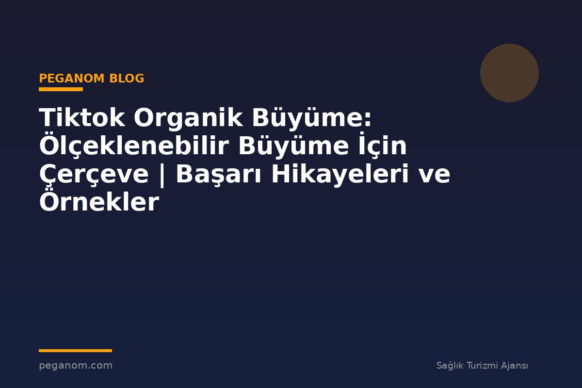 Tiktok Organik Büyüme: Ölçeklenebilir Büyüme İçin Çerçeve | Başarı Hikayeleri ve Örnekler