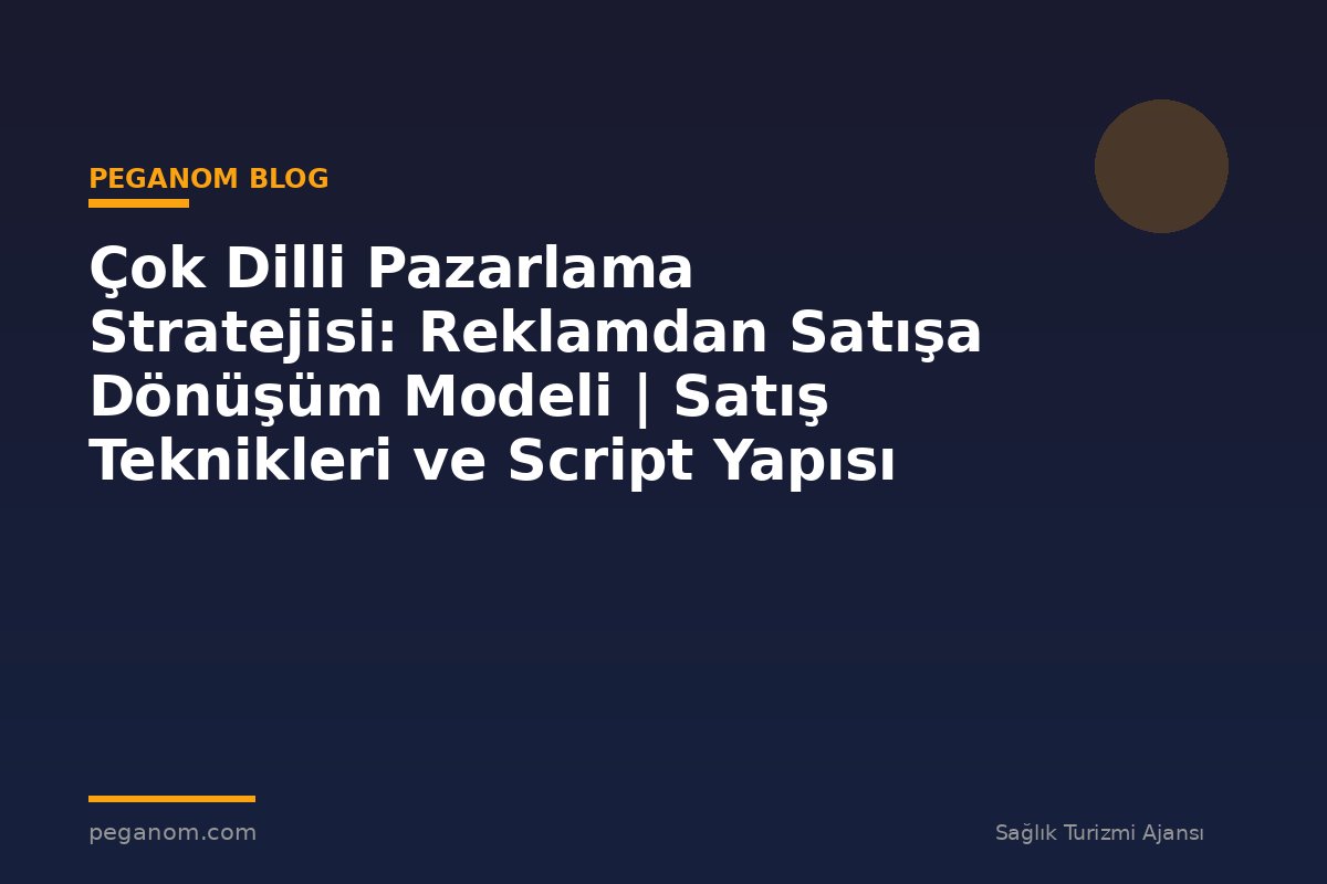 Çok Dilli Pazarlama Stratejisi: Reklamdan Satışa Dönüşüm Modeli | Satış Teknikleri ve Script Yapısı