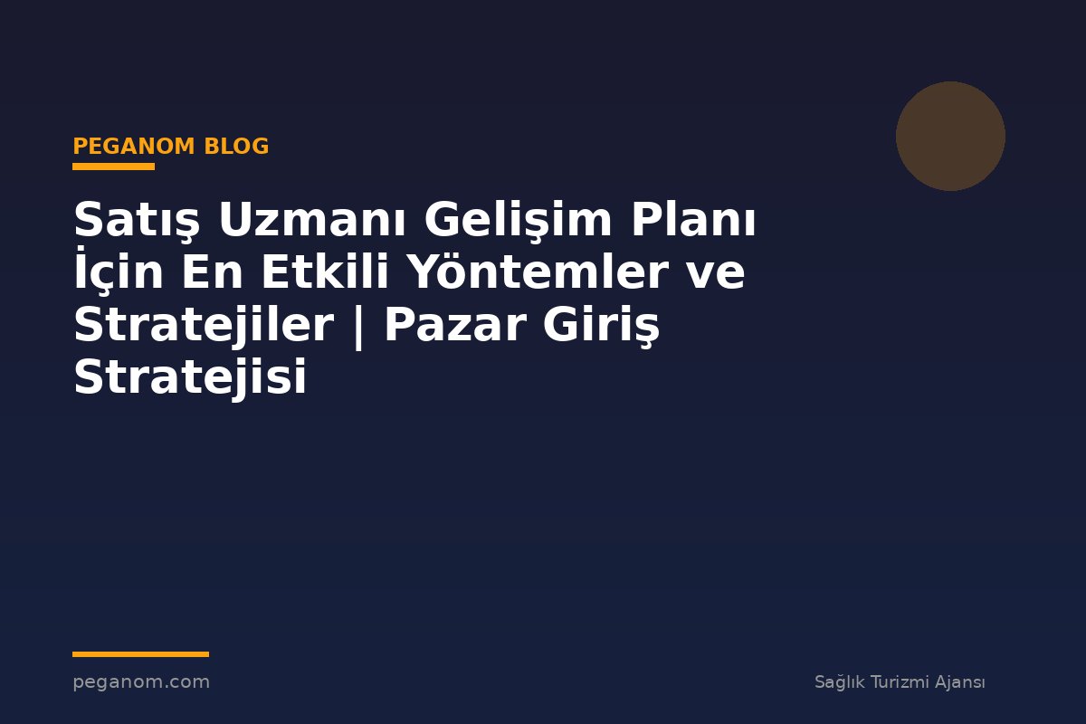 Satış Uzmanı Gelişim Planı İçin En Etkili Yöntemler ve Stratejiler | Pazar Giriş Stratejisi