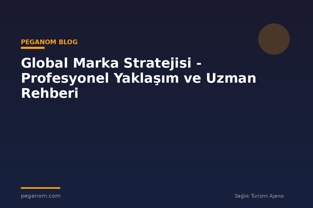 Global Marka Stratejisi - Profesyonel Yaklaşım ve Uzman Rehberi